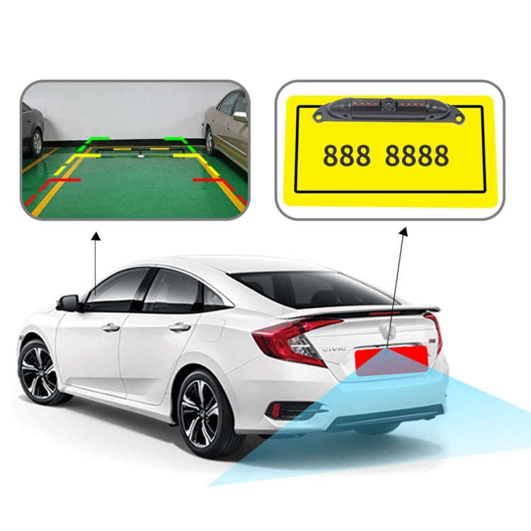 PZ423 America Car License Plate Frame 120 Degree Rear View Camera, PZ423