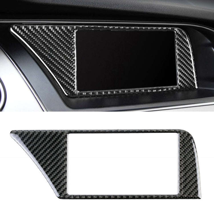 Car Carbon Fiber Inner Frame without Navigation Decorative Sticker for Audi A4L / A5 / Q5 2009-20...