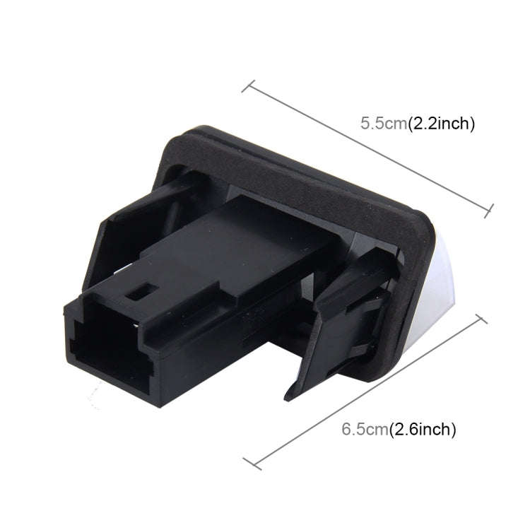 2 PCS License Plate Light with 24 SMD-3528 Lamps for Peugeot Citroen, For Peugeot