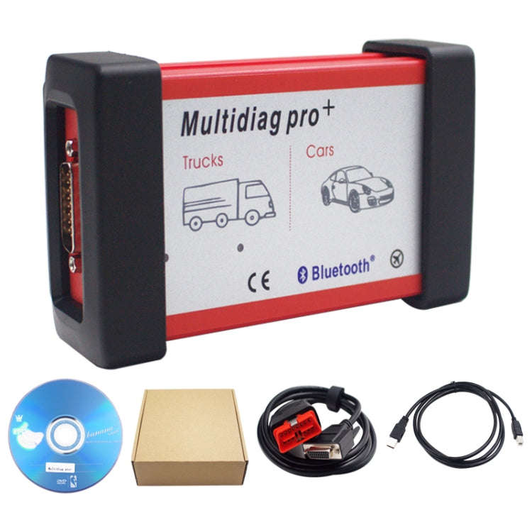 Multidiag Pro+ OBD2 CDP TCS CDP Bluetooth OBD2 Scan for Cars/Trucks OBDII Auto Diagnostic Scanner...