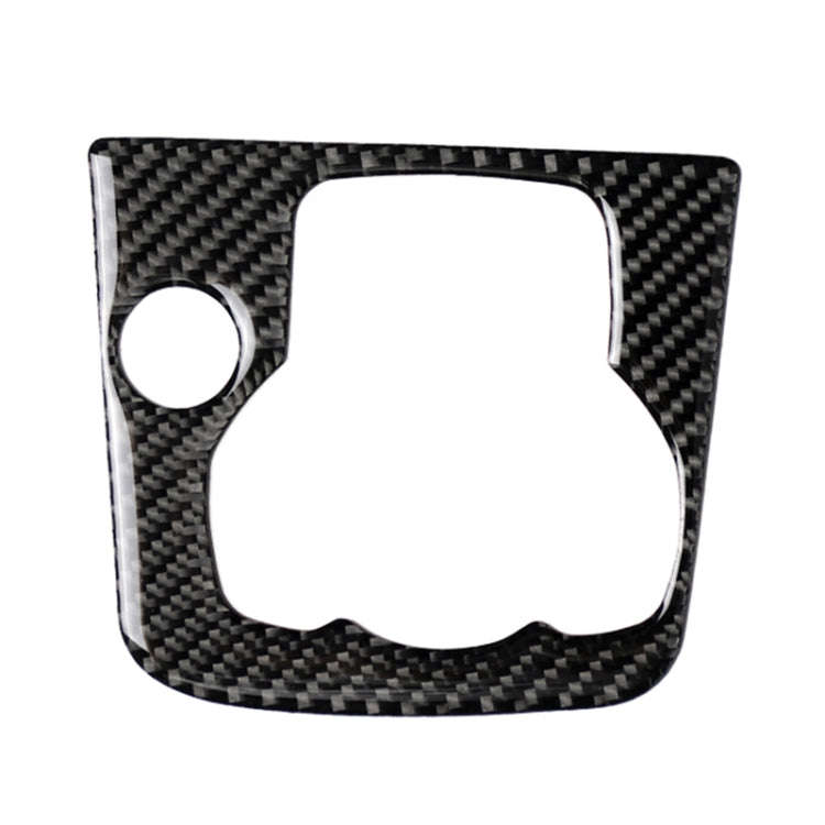 Car Carbon Fiber Right Drive Multimedia Frame A Decorative Sticker for Mazda Axela 2013-2016, Rig...