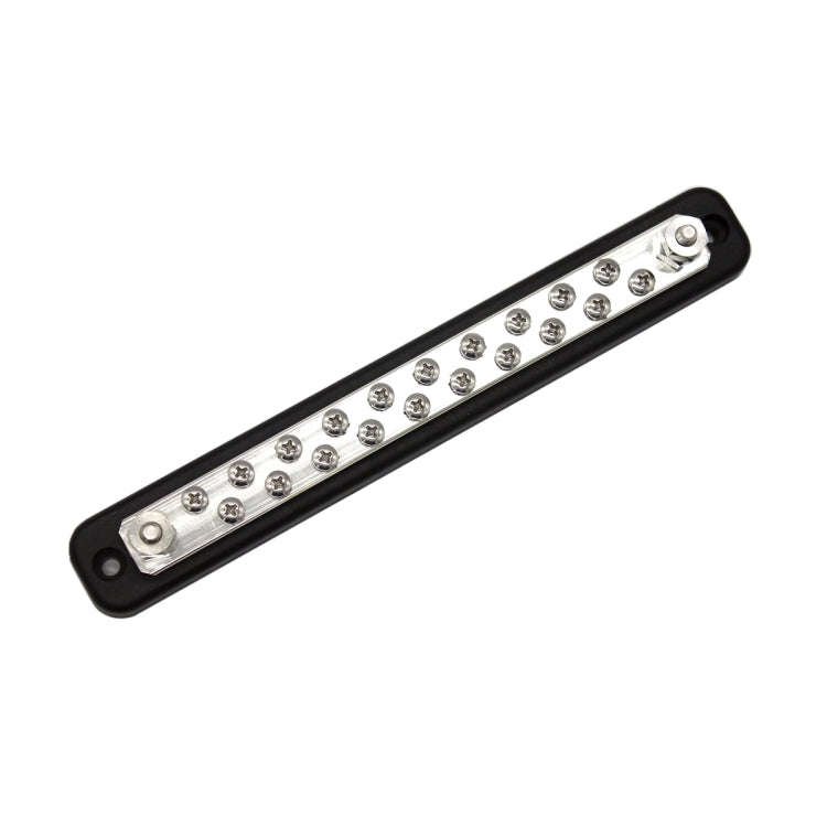 20 Way Power Distribution Bus Bar 20-bit Single Distribution Box for Car / RV / Boat, 20-bit