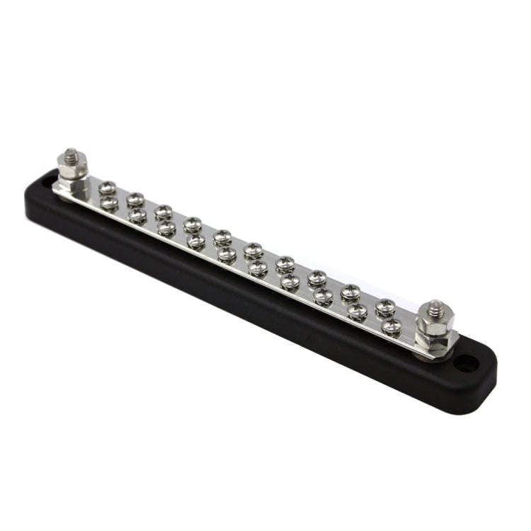 20 Way Power Distribution Bus Bar 20-bit Single Distribution Box for Car / RV / Boat, 20-bit