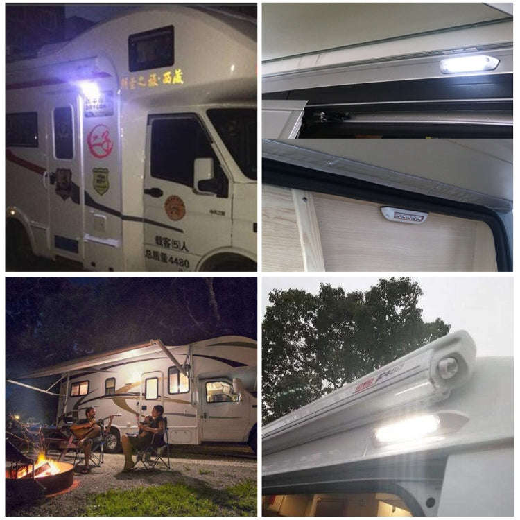 DC 12V 3W 6000K Marine Boat Caravan RV Waterproof LED Spotlights Stair Deck Dome Light Ceiling  L...