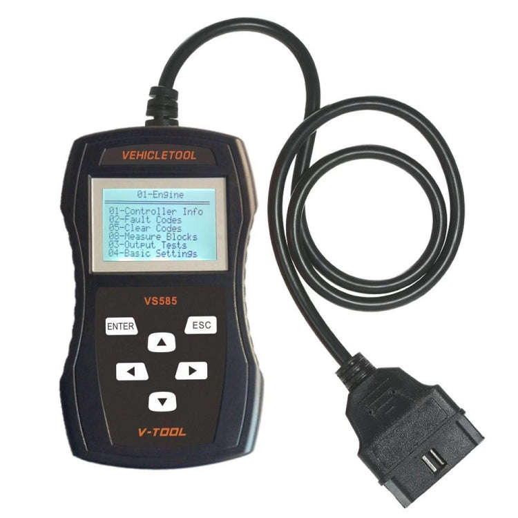 VS585 Car Mini Code Reader ODB2 Professional Fault Detector Diagnostic Tool, VS585
