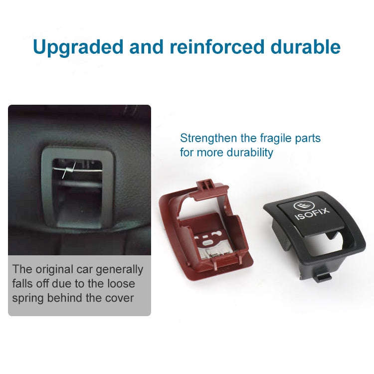 Car Rear Child ISOFIX Switch Seat Safety Cover 2059200513 for Mercedes-Benz W205 2015-2021, Left ...