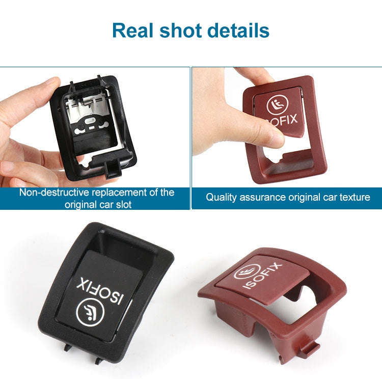 Car Rear Child ISOFIX Switch Seat Safety Cover 2059200513 for Mercedes-Benz W205 2015-2021, Left ...