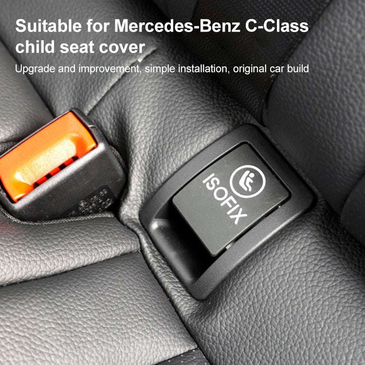 Car Rear Child ISOFIX Switch Seat Safety Cover 2059200513 for Mercedes-Benz W205 2015-2021, Left ...
