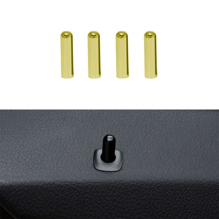 4 in 1 Car Door Latch Pin Door Screw Knob Cap Cover Trim for BMW F10, Left Driving, For BMW F10 (...