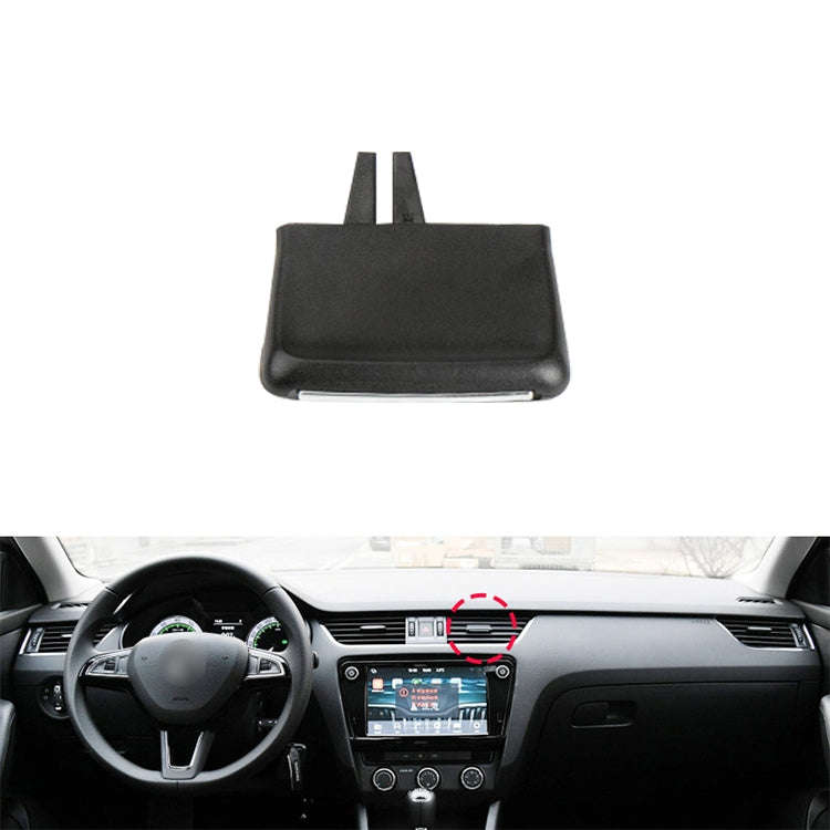 Car Middle Right Side No.3 Air Conditioning Exhaust Switch Paddle for Skoda Octavia 2014-2019, Le...