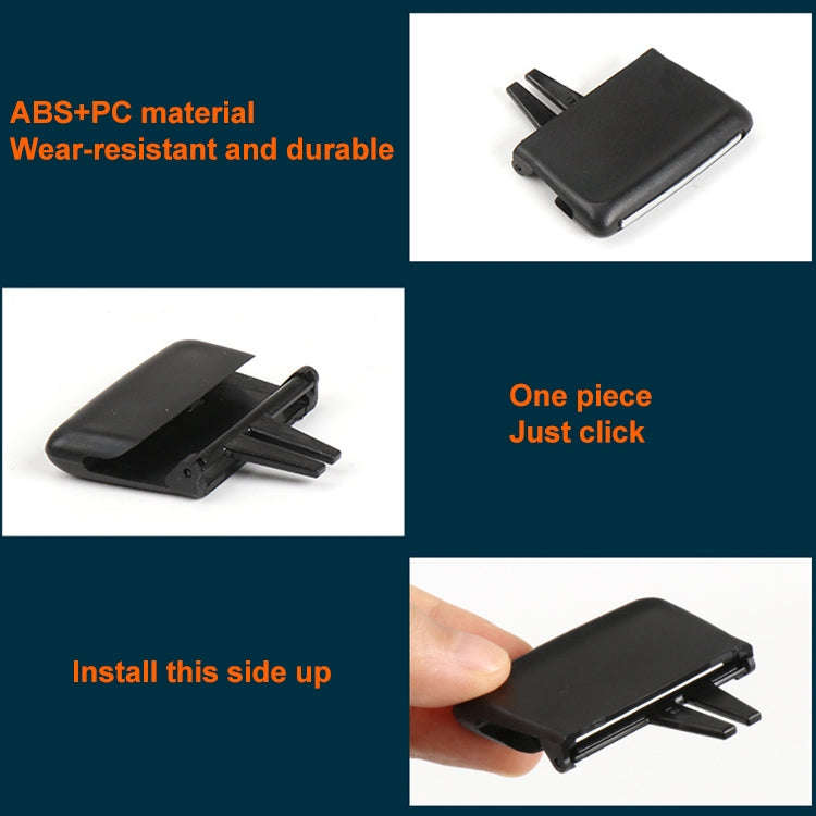 Car Middle Right Side No.3 Air Conditioning Exhaust Switch Paddle for Skoda Octavia 2014-2019, Le...