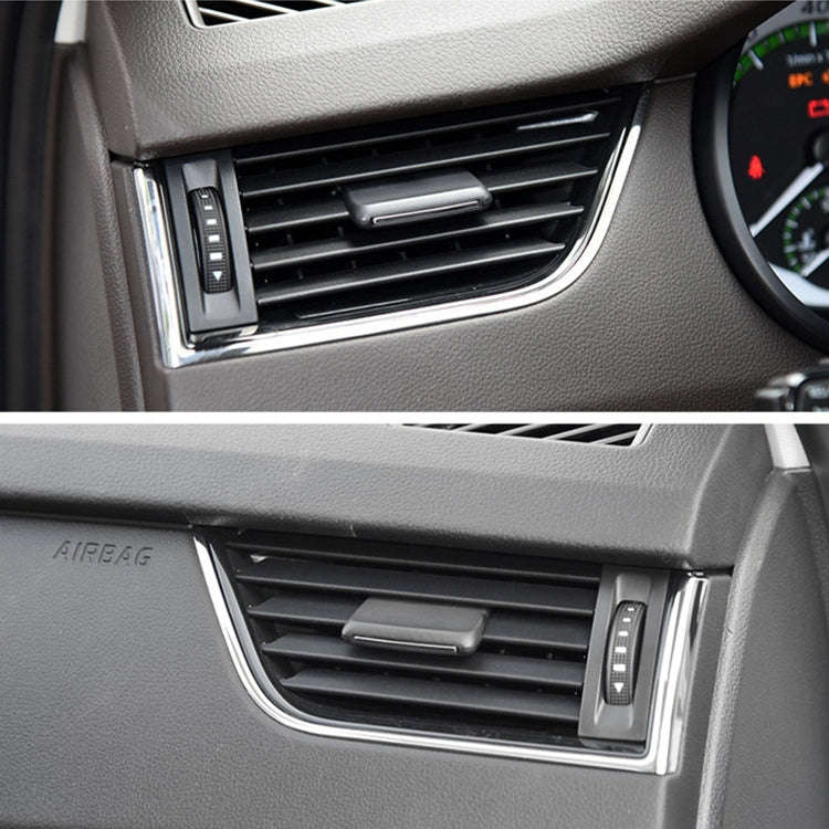 Car Middle Right Side No.3 Air Conditioning Exhaust Switch Paddle for Skoda Octavia 2014-2019, Le...