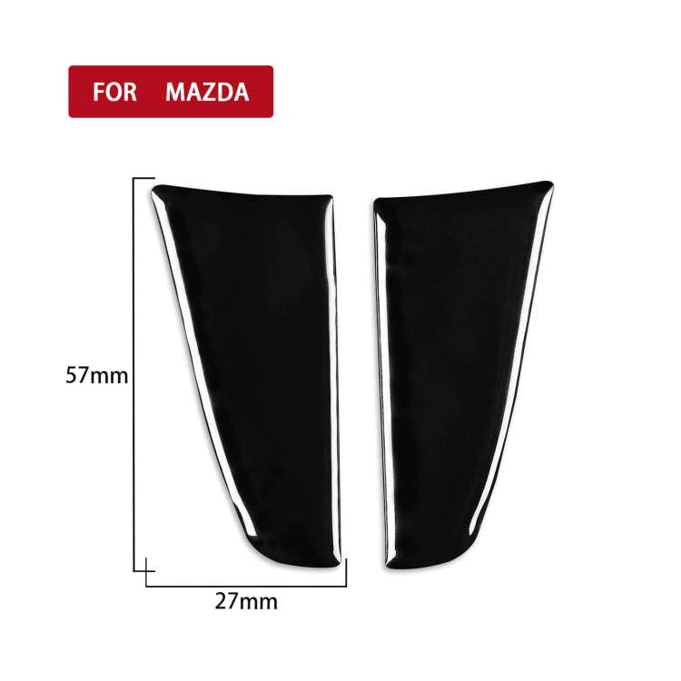 For Mazda 3 Axela 2010-2013 Car Steering Wheel Below Decorative Sticker, Left and Right Drive Uni...