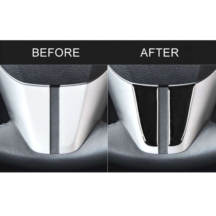 For Mazda 3 Axela 2010-2013 Car Steering Wheel Below Decorative Sticker, Left and Right Drive Uni...