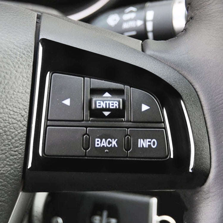 For Mazda 3 Axela 2010-2013 4 in 1 Car Steering Wheel Decorative Sticker, Left and Right Drive Un...