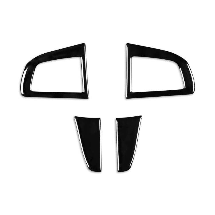 For Mazda 3 Axela 2010-2013 4 in 1 Car Steering Wheel Decorative Sticker, Left and Right Drive Un...