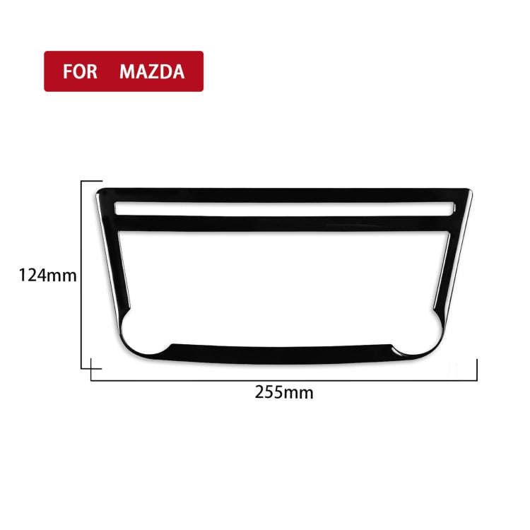 For Mazda 3 Axela 2010-2013 Car Navigation Insdie Frame Decorative Sticker, Left and Right Drive ...