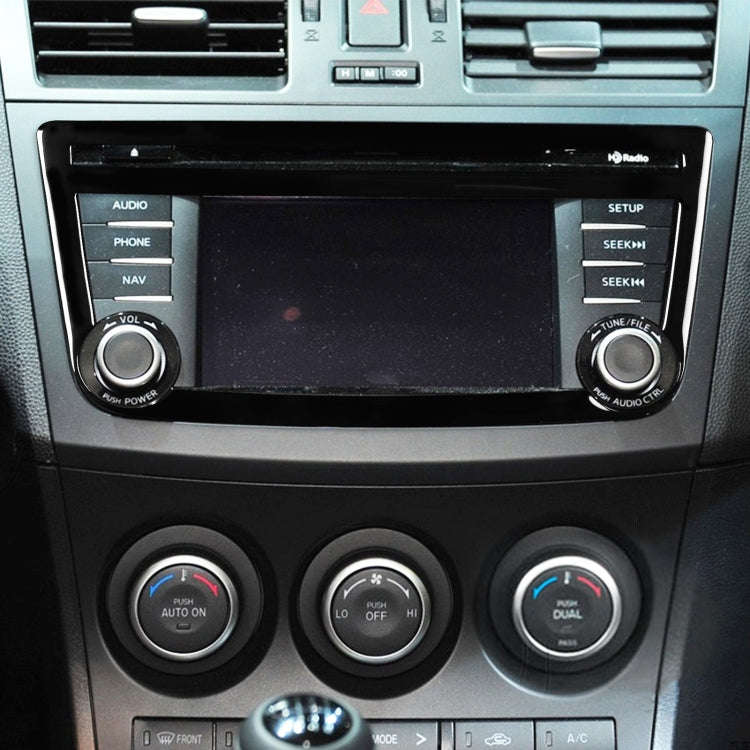 For Mazda 3 Axela 2010-2013 Car Navigation Insdie Frame Decorative Sticker, Left and Right Drive ...