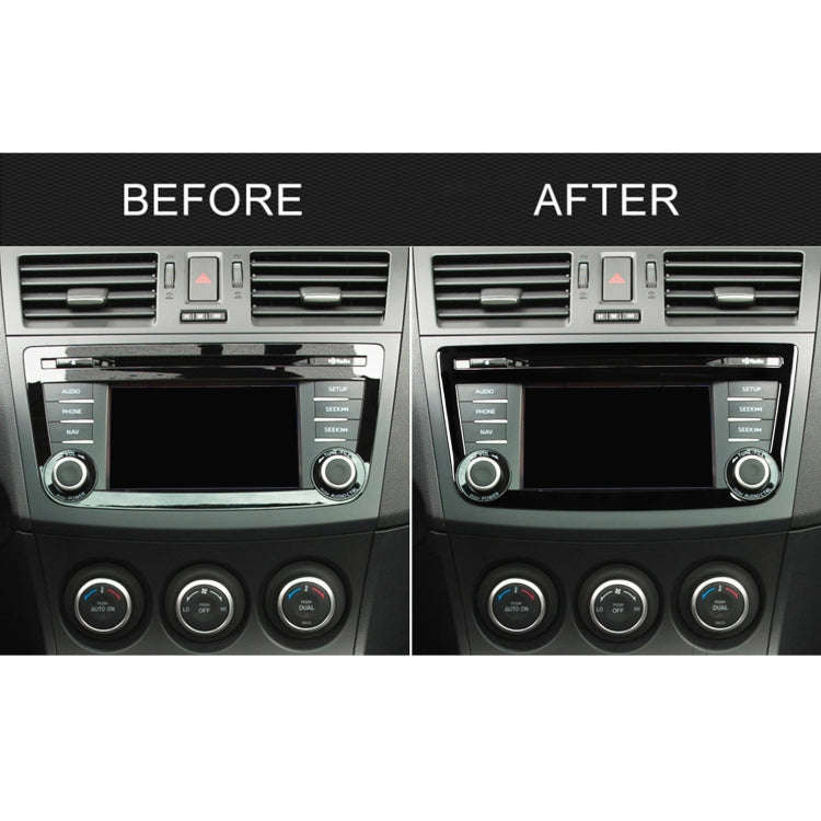 For Mazda 3 Axela 2010-2013 Car Navigation Insdie Frame Decorative Sticker, Left and Right Drive ...