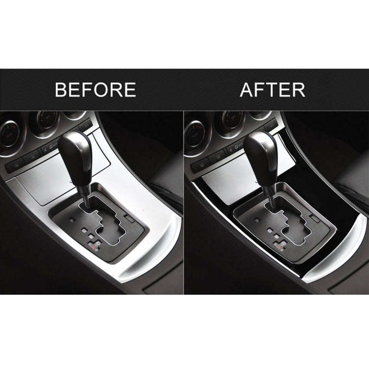 For Mazda 3 Axela 2010-2013 Car Gear Frame Decorative Sticker, Left Drive, Gear Frame, Left Drive