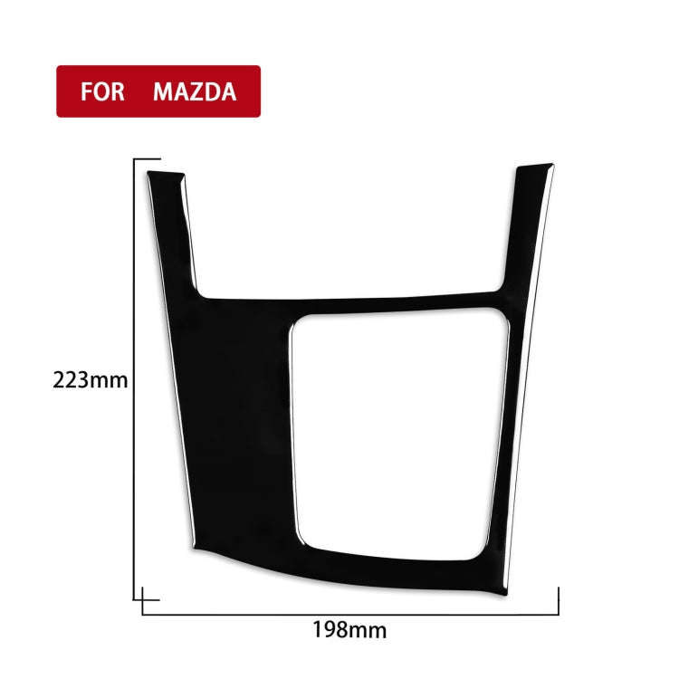 For Mazda 3 Axela 2010-2013 Car Gear Frame Decorative Sticker, Right Drive, Gear Frame, Right Drive