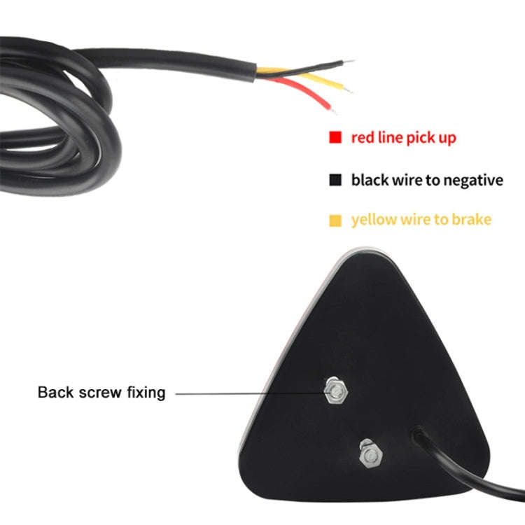 Bicycle / Mountain Bike X Style Triangle Pilot Light LED Tail Light, X Style