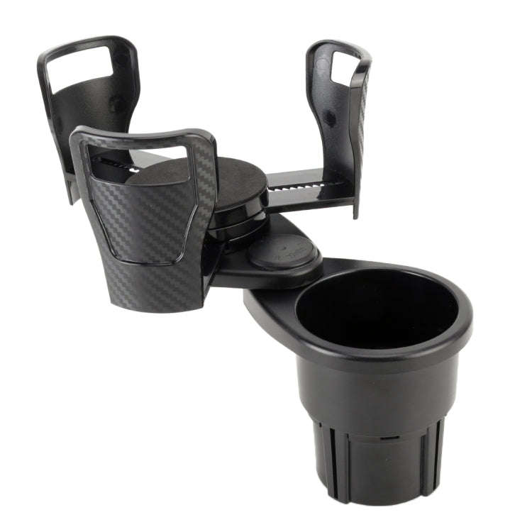 Multi-functional Car Auto Universal Carbon Fiber Texture Cup Holder Drink Holder, Carbon Fiber Te...