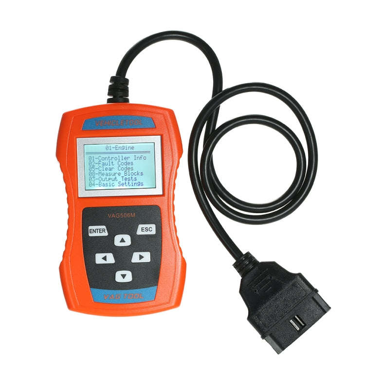 VAG506M Car Mini Code Reader OBD2 Fault Detector Diagnostic Tool, Nordic Version, VAG506M, Nordic...