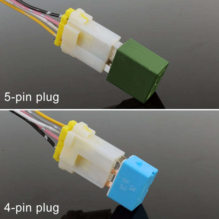 10 PCS 5 PIN Relay Holder Base with Wire, 5 PIN
