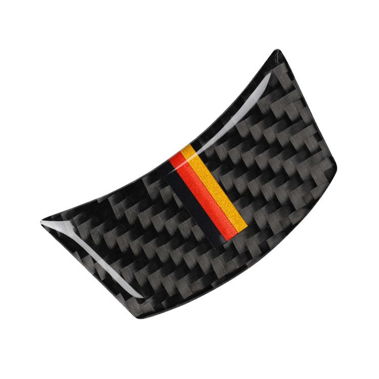 5 in 1 Car Carbon Fiber Germany Color Steering Wheel Button Decorative Sticker for BMW 5 Series E...