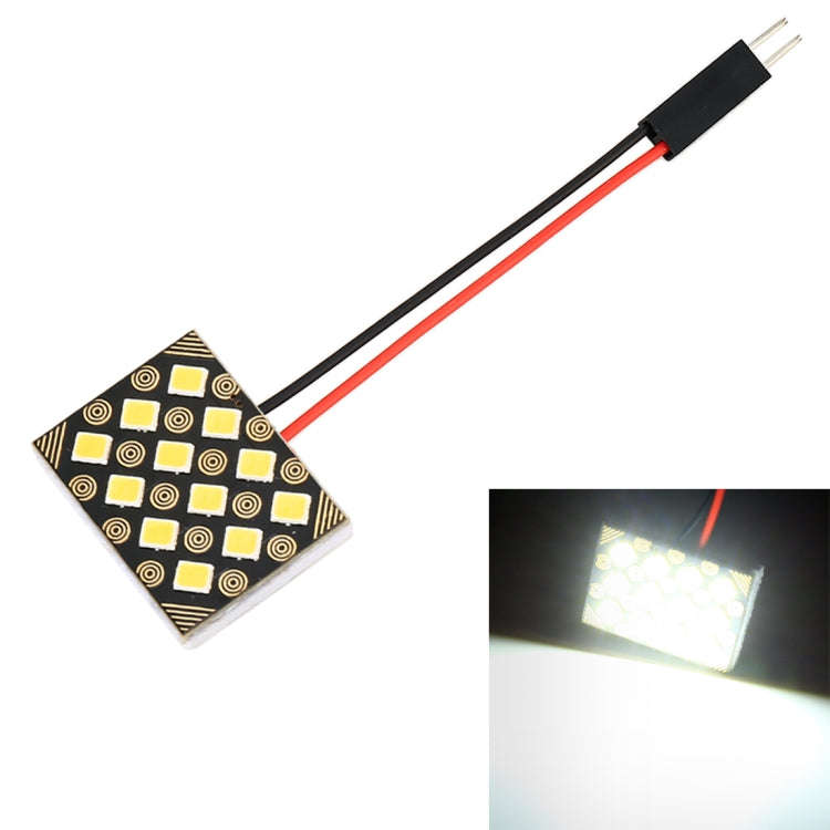 DC12V / 1.3W / 6000K / 80LM 12LEDs SMD-2835 Car Reading Lamp Dome Light, 12LEDs