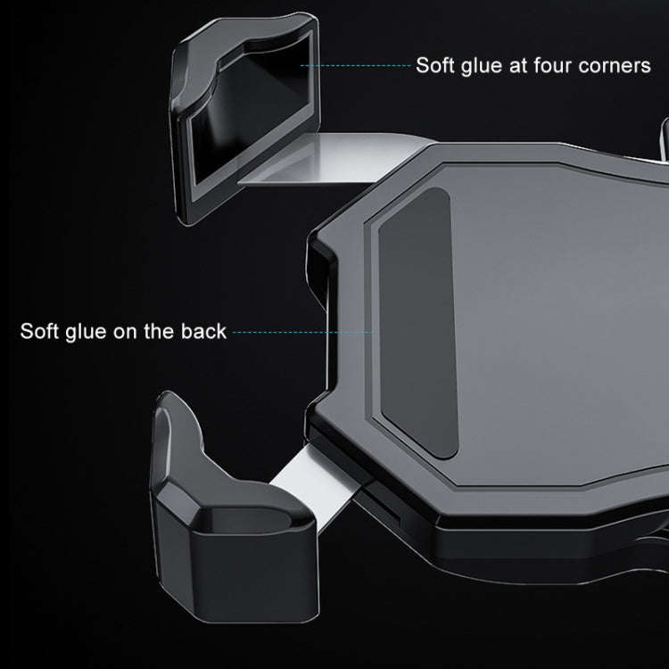 Motorcycle / Bicycle Semi-automatic Contraction Fixing Bracket Phone Holder, Phone Holder