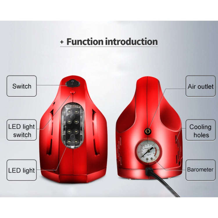 DC 12V 100W Four In One Portable  Car Tire Pump Inflatable Pump