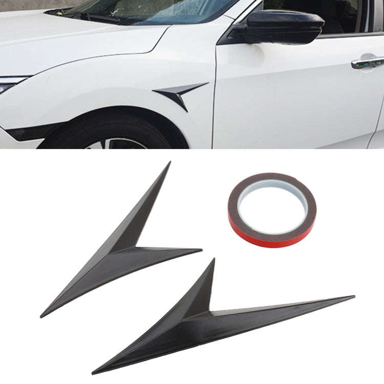 Modified Fender Side Wing Sticker Blade Side Shark Gill Car Body Decorative Sticker for Honda 10t...