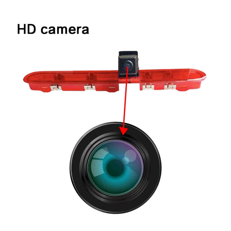 PZ471 Car Waterproof 170 Degree Brake Light View Camera + 7 inch Rearview Monitor for Citroen / P...