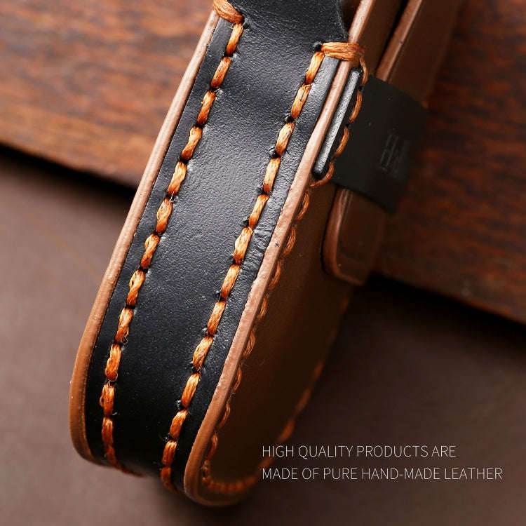 Hallmo Car Cowhide Leather Key Protective Cover Key Case for Subaru Forester, For Subaru Forester