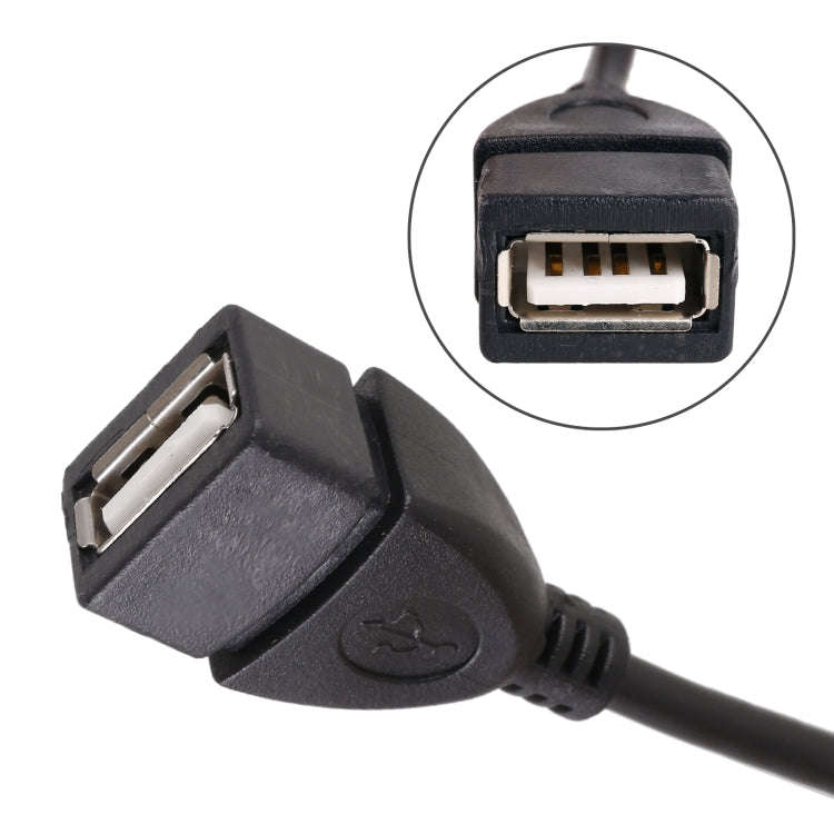 10 PCS Car OTG Head to USB Cable, Cable Length: 10cm, 10cm