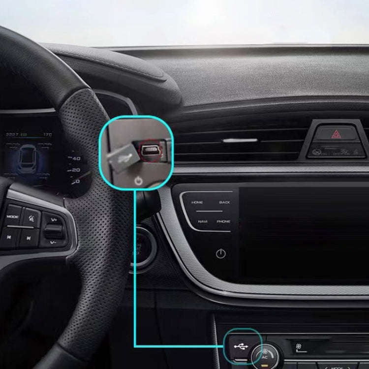 10 PCS Car OTG Head to USB Cable, Cable Length: 10cm, 10cm