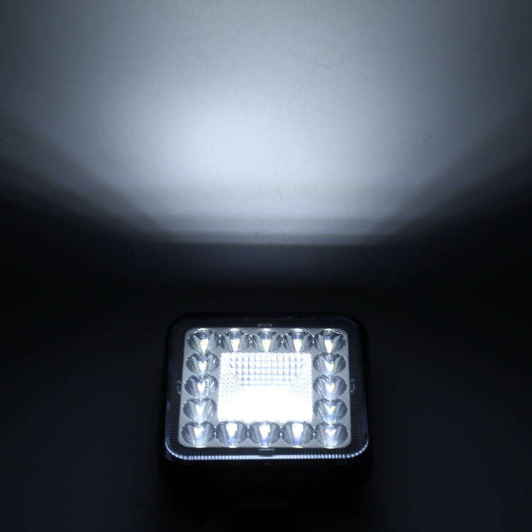 Car Square Work Light with 32LEDs SMD-2835 Lamp Beads, Square 32 2835 Lamp Beads