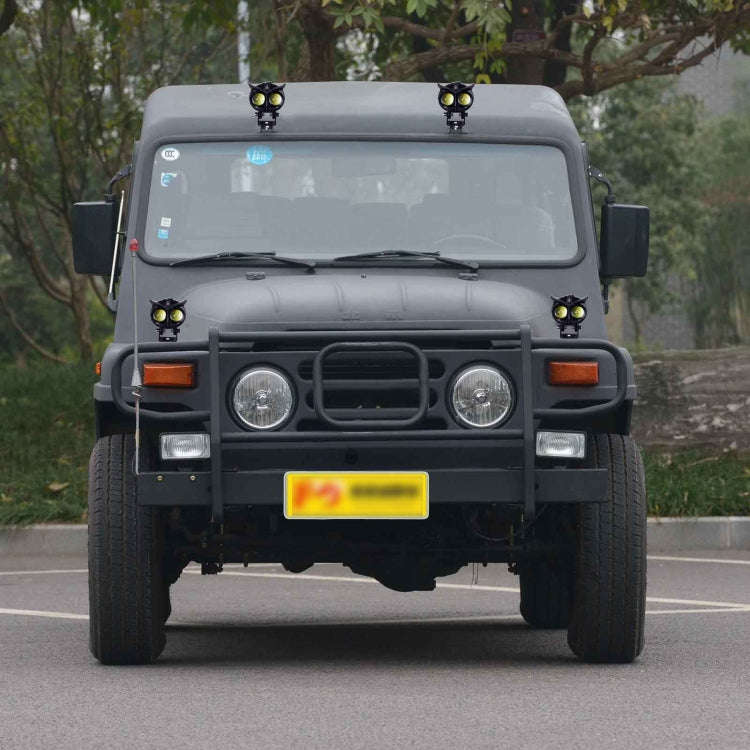 CS-1584A1 External Waterproof Double Lamp Bead LED Headlight Owl Bracket Type, CS-1584A1