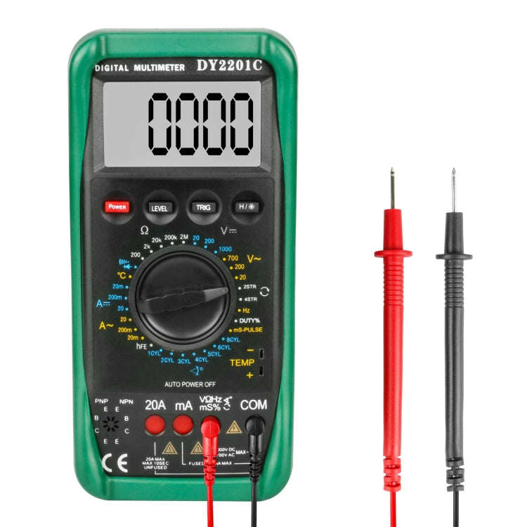 DUOYI DY2201C Car High-precision Digital Multi-function Maintenance Automatic Universal Meter, DY...