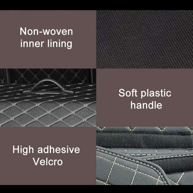 Car Trunk Foldable Storage Box, Checkered Middle Size: 40 x 32 x 30cm, Checkered 40 x 32 x 30cm (...