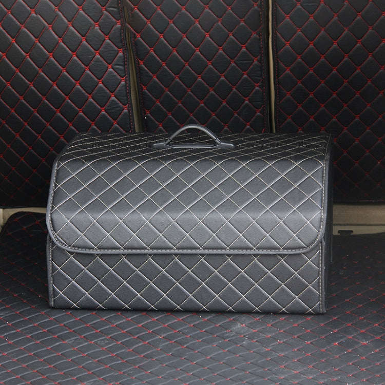 Car Trunk Foldable Storage Box, Checkered Large Size: 54 x 32 x 30cm, Checkered 54 x 32 x 30cm (B...