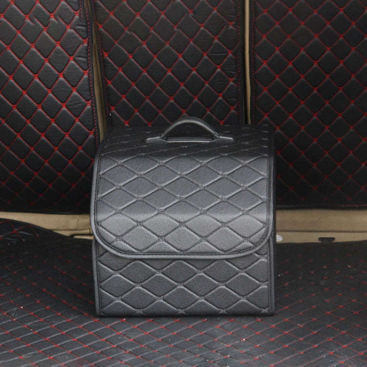 Car Trunk Foldable Storage Box, Rhombic Grid Small Size: 33 x 32 x 30cm, Rhombic 33 x 32 x 30cm (...