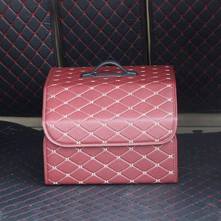 Car Trunk Foldable Storage Box, Rhombic Grid Middle Size: 40 x 32 x 30cm, Rhombic 40 x 32 x 30cm ...