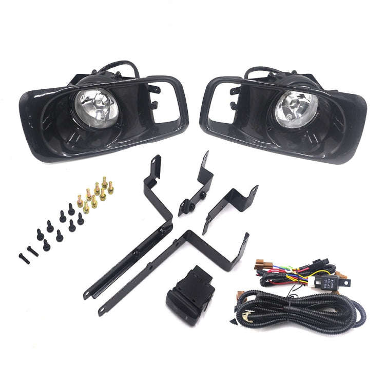 1 Pair Car Modified Front Fog Light for Honda Civic 1999-2000, For Honda Civic 1999-2000 (White L...