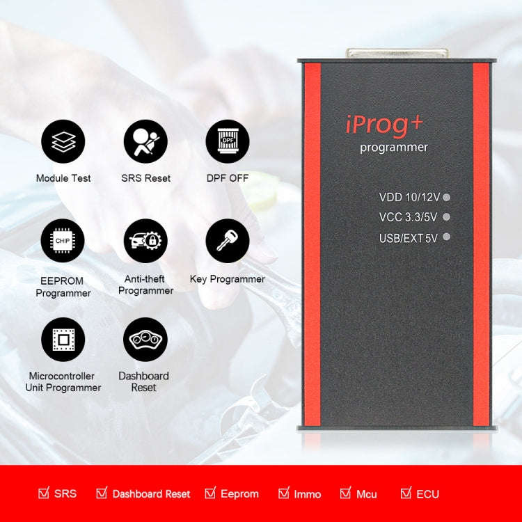 Iprog+ Pro V87 Car Key Programmer ECU Tool, V87