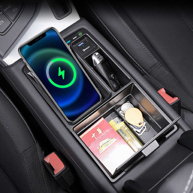 HFC-1050 Car Qi Standard Wireless Charger 10W Quick Charging for Audi A4L 2017-2022, Left Driving...