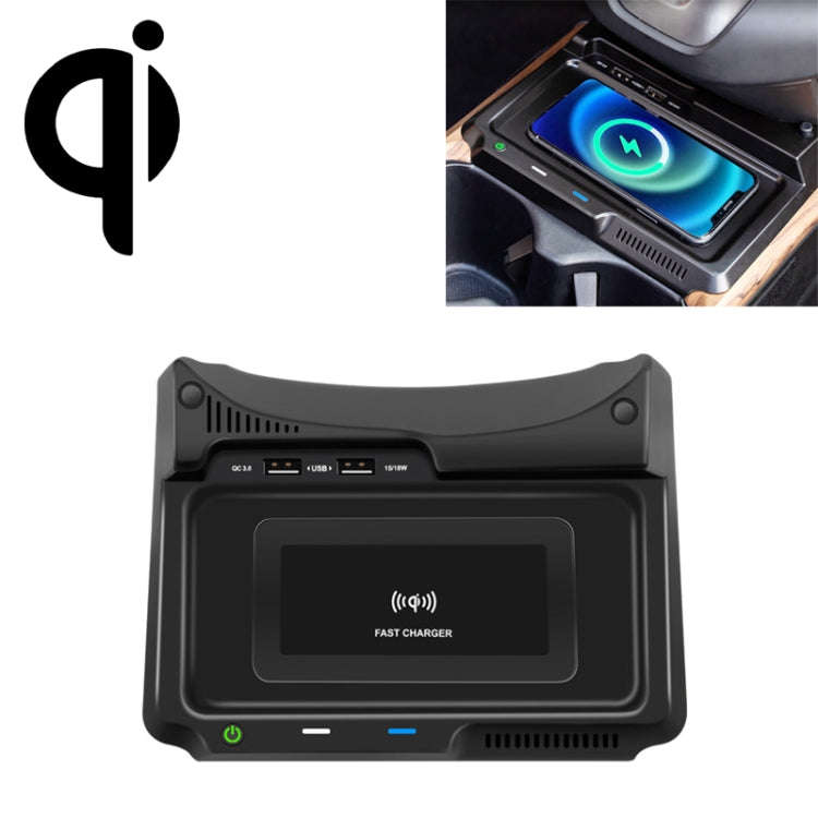 HFC-1003 Car Qi Standard Wireless Charger 10W Quick Charging for Honda CR-V 2017-2019, Left Drivi...