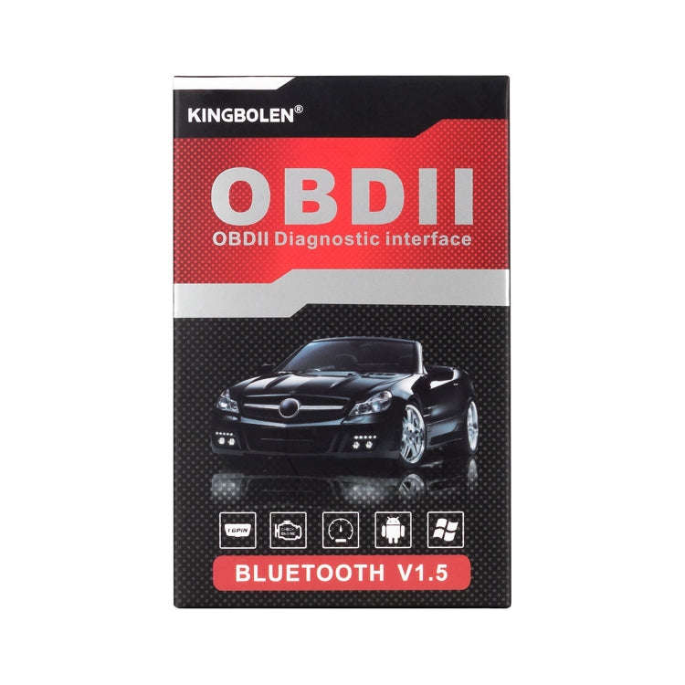 OBD II ELM327 Bluetooth Car Fault Diagnostic Tool V1.5PIC25K80 Chip, Bluetooth